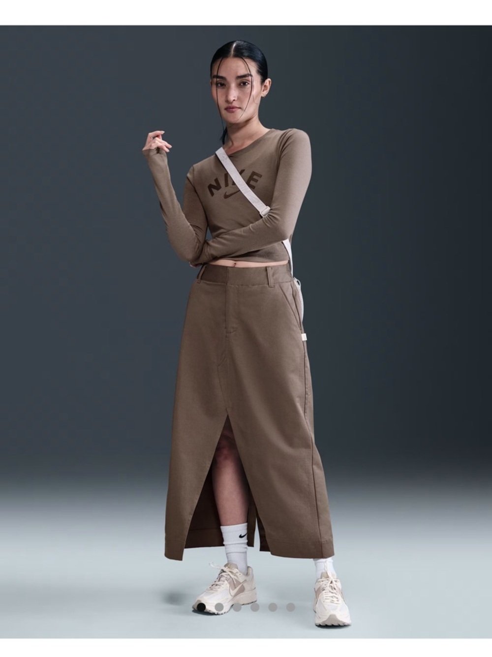 Nike Twill Skirt with Front and Back Slit